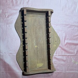 Wooden Spoon Rack Display Shelf